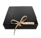 Szkatułka 20 pralin rozkładana 186x180x47mm czerń i złoto (opak. 50 szt) (DLF20) - Scatolificio